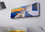 Wallity Lienzo Decorativo Iluminado con LEDs 30x90 cm Multicolor